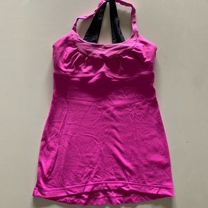 Lululemon tank top pink size 4 excellent condition